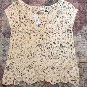 Women crochet top size S